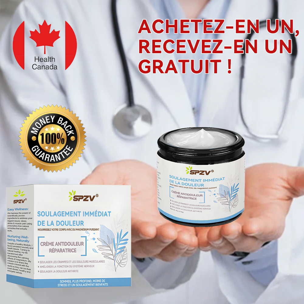 ✅Boutique officielle : 𝐒𝐏𝐙𝐕® 𝐌𝐚𝐠𝐧é𝐬𝐢𝐮𝐦 𝐝𝐨𝐮𝐥𝐞𝐮𝐫 𝐫𝐞𝐥𝐢𝐞𝐟 𝐠𝐮é𝐫𝐢𝐬𝐨𝐧 𝐜𝐫è𝐦𝐞(Traitement de l'arthrite, de la neuropathie, des maladies rhumatismales, des spasmes musculaires, des contractions et des blessures sportives)🍁💖
