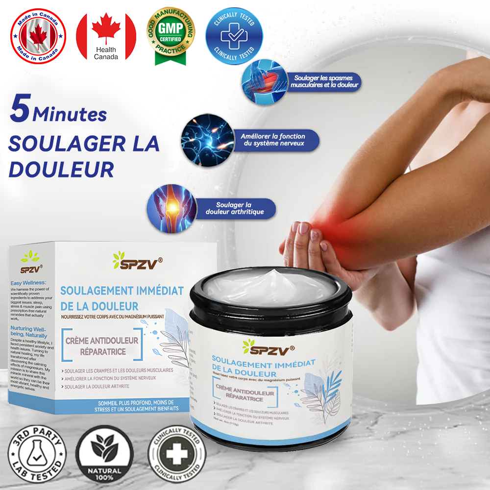 ✅Boutique officielle : 𝐒𝐏𝐙𝐕® 𝐌𝐚𝐠𝐧é𝐬𝐢𝐮𝐦 𝐝𝐨𝐮𝐥𝐞𝐮𝐫 𝐫𝐞𝐥𝐢𝐞𝐟 𝐠𝐮é𝐫𝐢𝐬𝐨𝐧 𝐜𝐫è𝐦𝐞(Traitement de l'arthrite, de la neuropathie, des maladies rhumatismales, des spasmes musculaires, des contractions et des blessures sportives)🍁💖