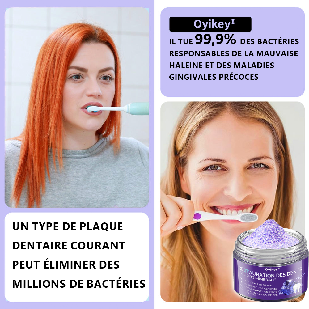 𝐎𝐲𝐢𝐤𝐞𝐲® 𝐑𝐞𝐬𝐭𝐚𝐮𝐫𝐚𝐭𝐢𝐨𝐧 𝐃𝐞𝐬 𝐃𝐞𝐧𝐭𝐬 𝐏𝐨𝐮𝐝𝐫𝐞 𝐌𝐢𝐧é𝐫𝐚𝐥𝐞🍁💖