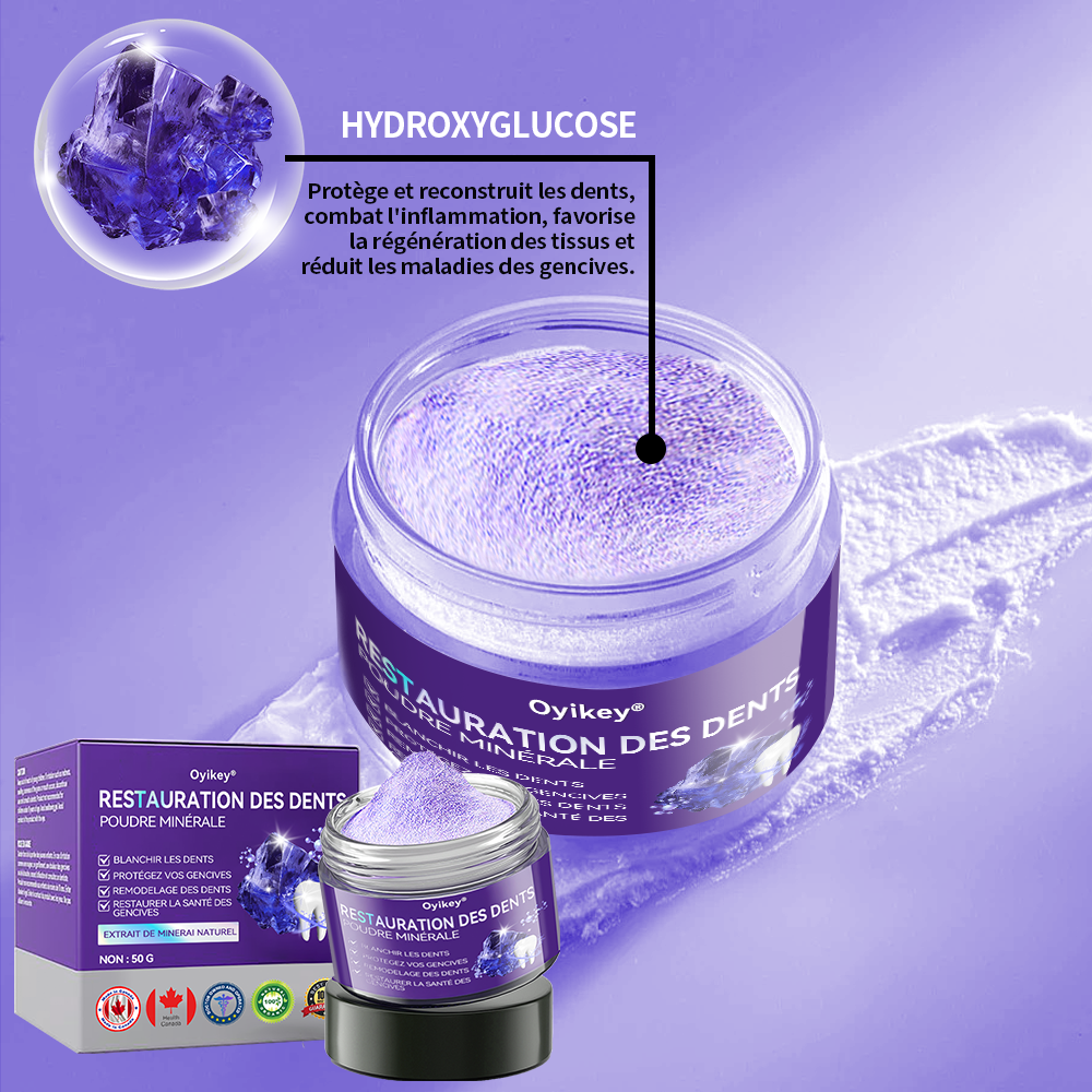 𝐎𝐲𝐢𝐤𝐞𝐲® 𝐑𝐞𝐬𝐭𝐚𝐮𝐫𝐚𝐭𝐢𝐨𝐧 𝐃𝐞𝐬 𝐃𝐞𝐧𝐭𝐬 𝐏𝐨𝐮𝐝𝐫𝐞 𝐌𝐢𝐧é𝐫𝐚𝐥𝐞🍁💖