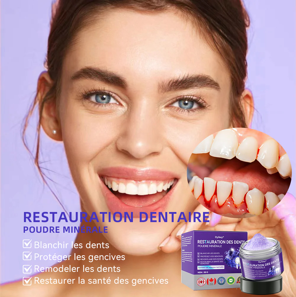 𝐎𝐲𝐢𝐤𝐞𝐲® 𝐑𝐞𝐬𝐭𝐚𝐮𝐫𝐚𝐭𝐢𝐨𝐧 𝐃𝐞𝐬 𝐃𝐞𝐧𝐭𝐬 𝐏𝐨𝐮𝐝𝐫𝐞 𝐌𝐢𝐧é𝐫𝐚𝐥𝐞🍁💖